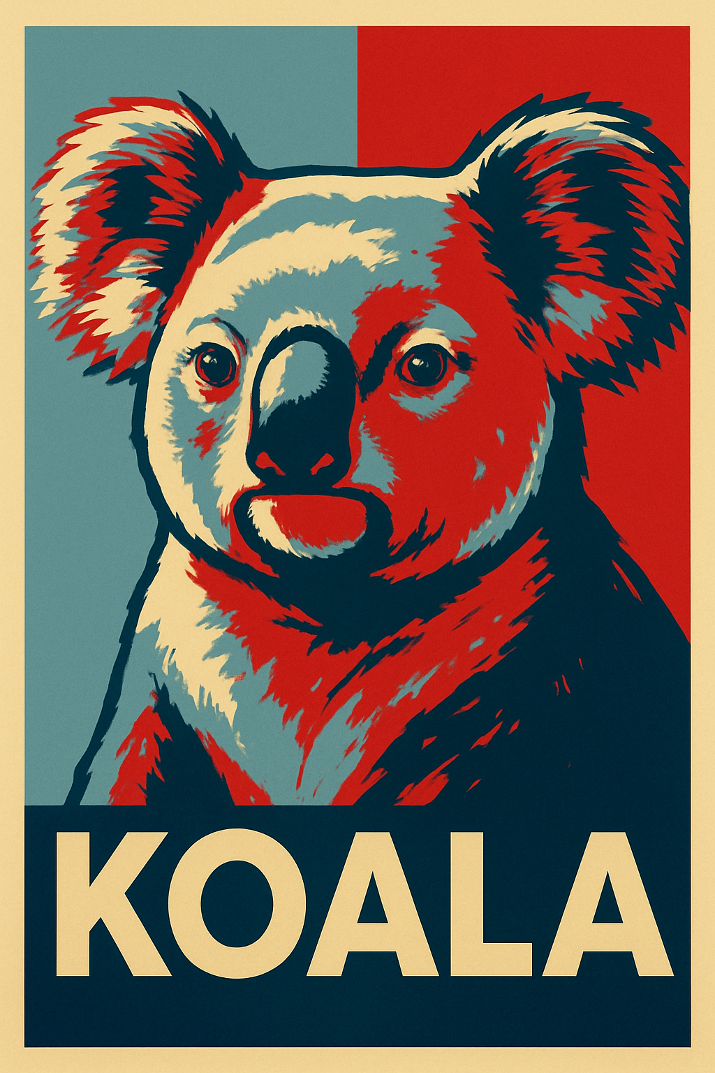 Koala Campaign Printed Fridge Magnet