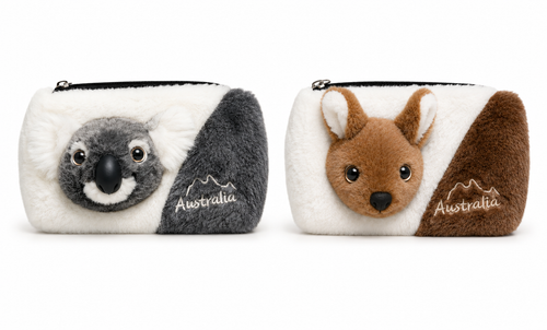 Plush Coin Wallet 14cm