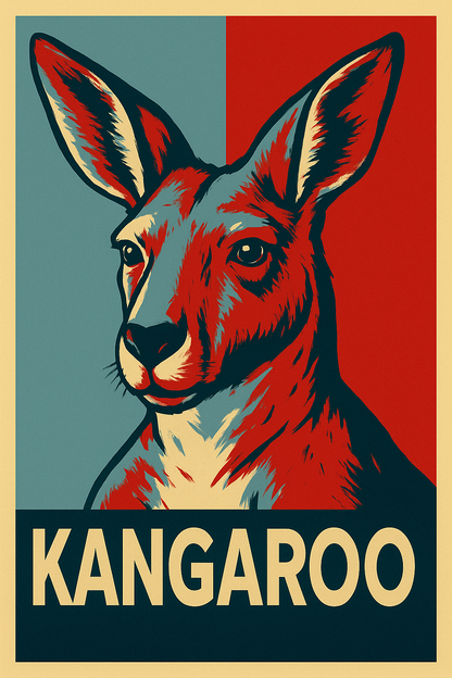 Kangaroo Campaign Printed Fridge Magnet