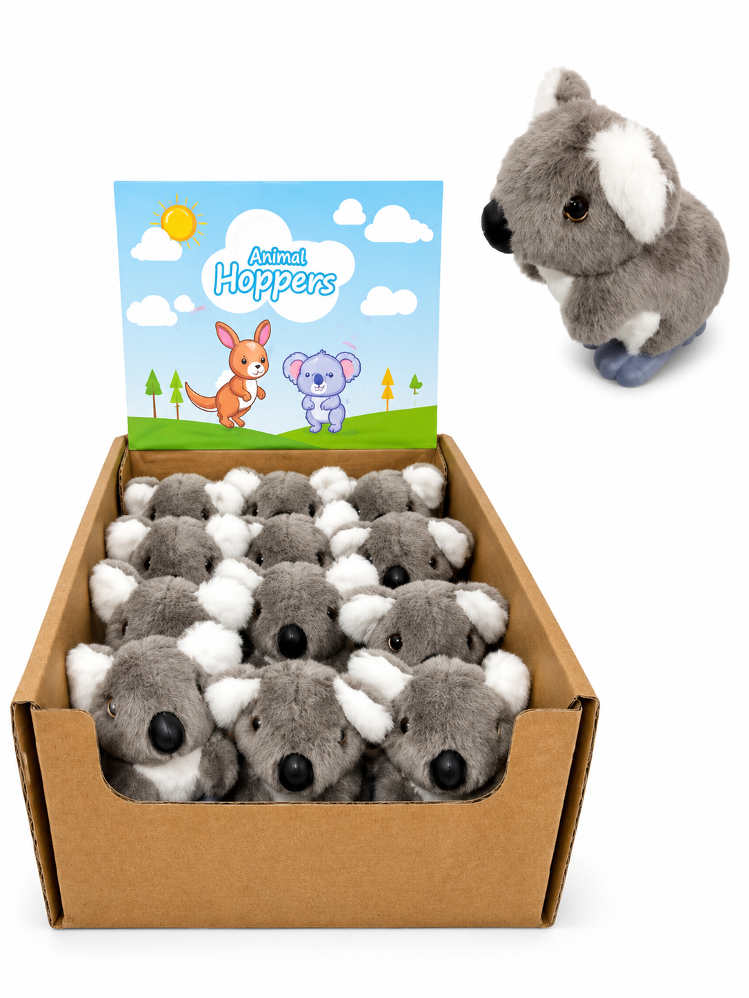 Wind-up Plush Hopper Toy 12cm