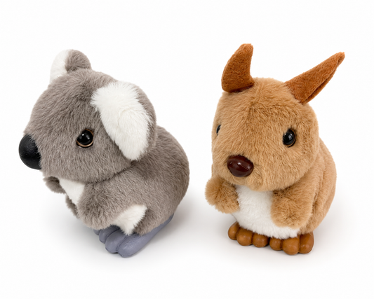 Wind-up Plush Hopper Toy 12cm