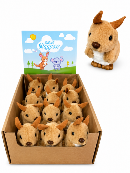 Wind-up Plush Hopper Toy 12cm