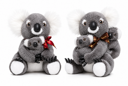Koala with Babies Plush Buddy 20cm
