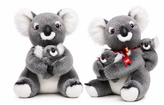 Classic Koala with Baby Plush 38cm
