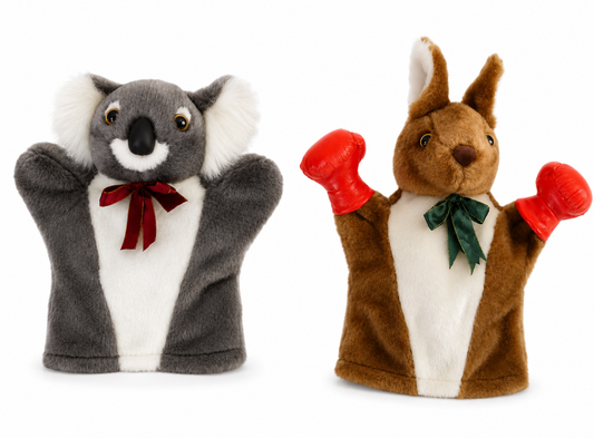 Plush Animal Puppet 25cm