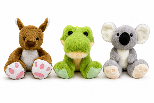 Bigfoot Snuggly Animal Plushies 25cm