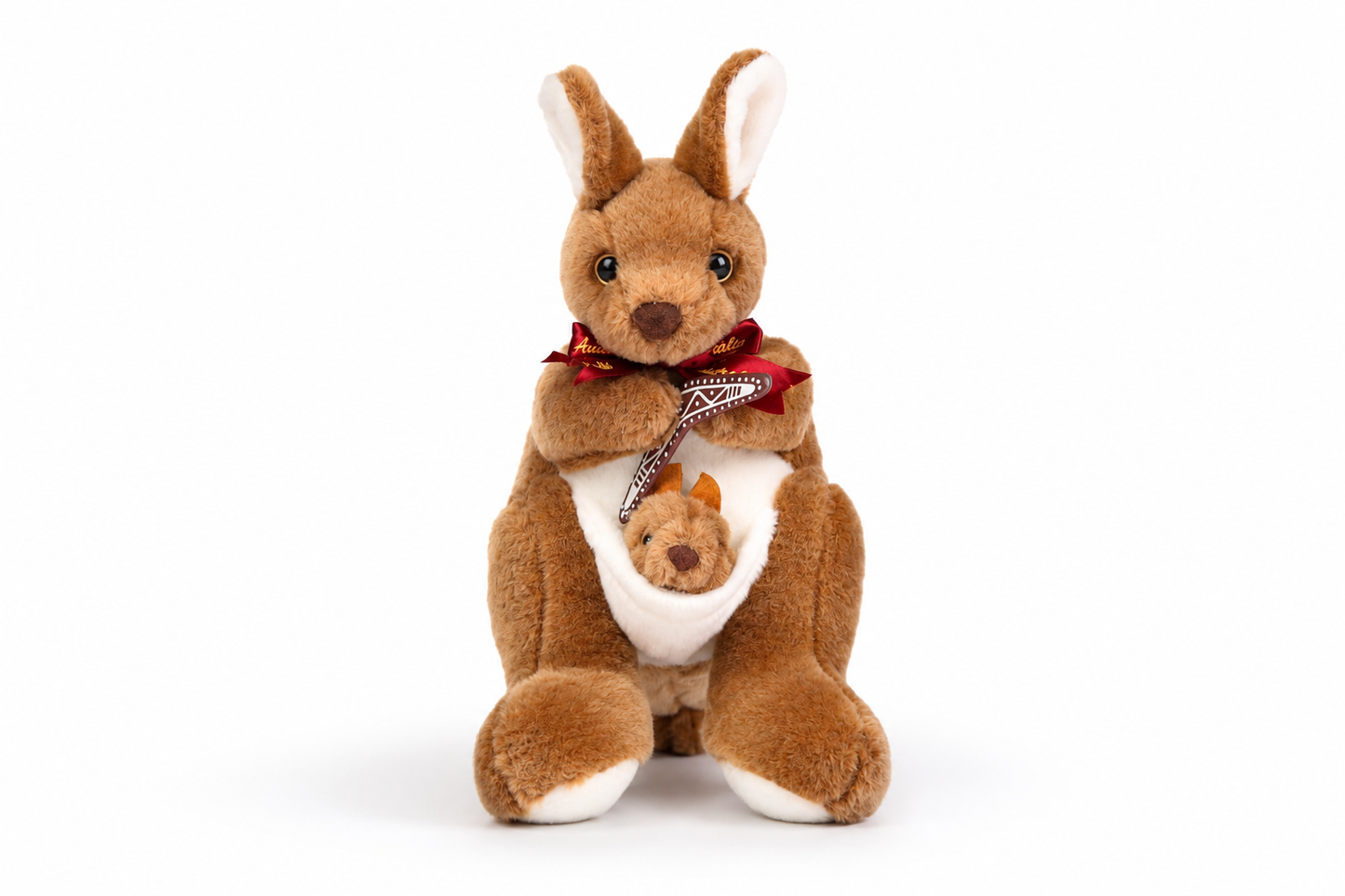 Kangaroo with Boomerang Plush 30cm