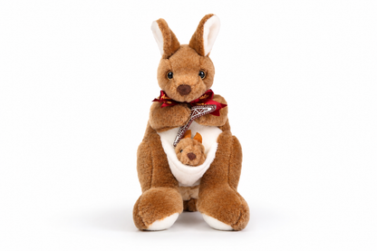 Kangaroo with Boomerang Plush 30cm