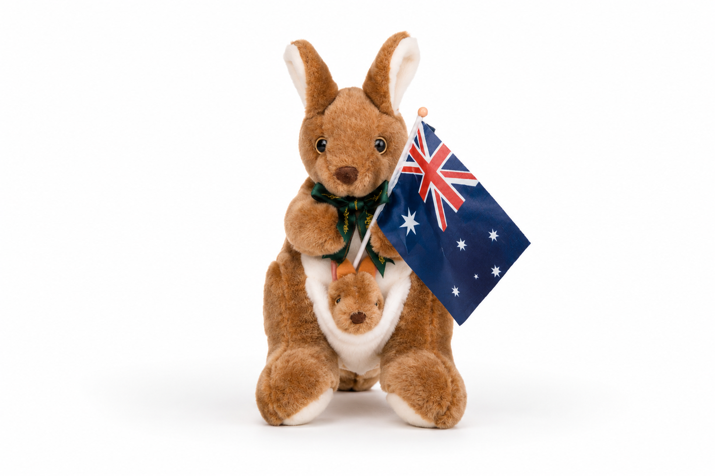 Kangaroo with Flag Plush 30cm