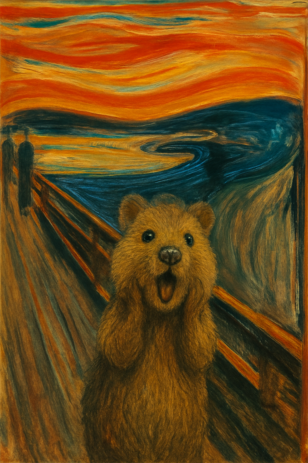 Scream Printed Fridge Magnet